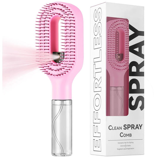 2 in 1 hair spray brush